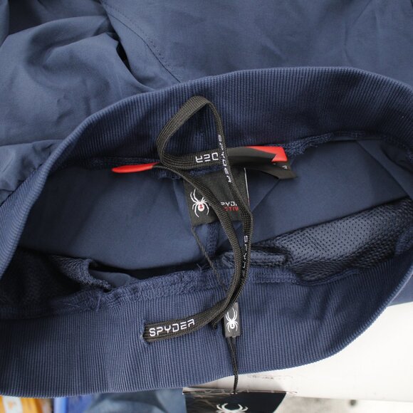 NWT Spyder pants mens small L30 Active Quick Dry Joggers Stretch blue pockets - Picture 8 of 14